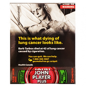 Cigarette John Player Plus Pleine Saveur Rouge Ks 25 Go Delivery Inc